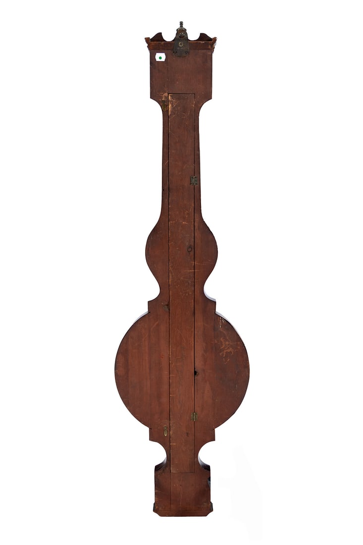 GEORGIAN WHEEL BAROMETER - 4