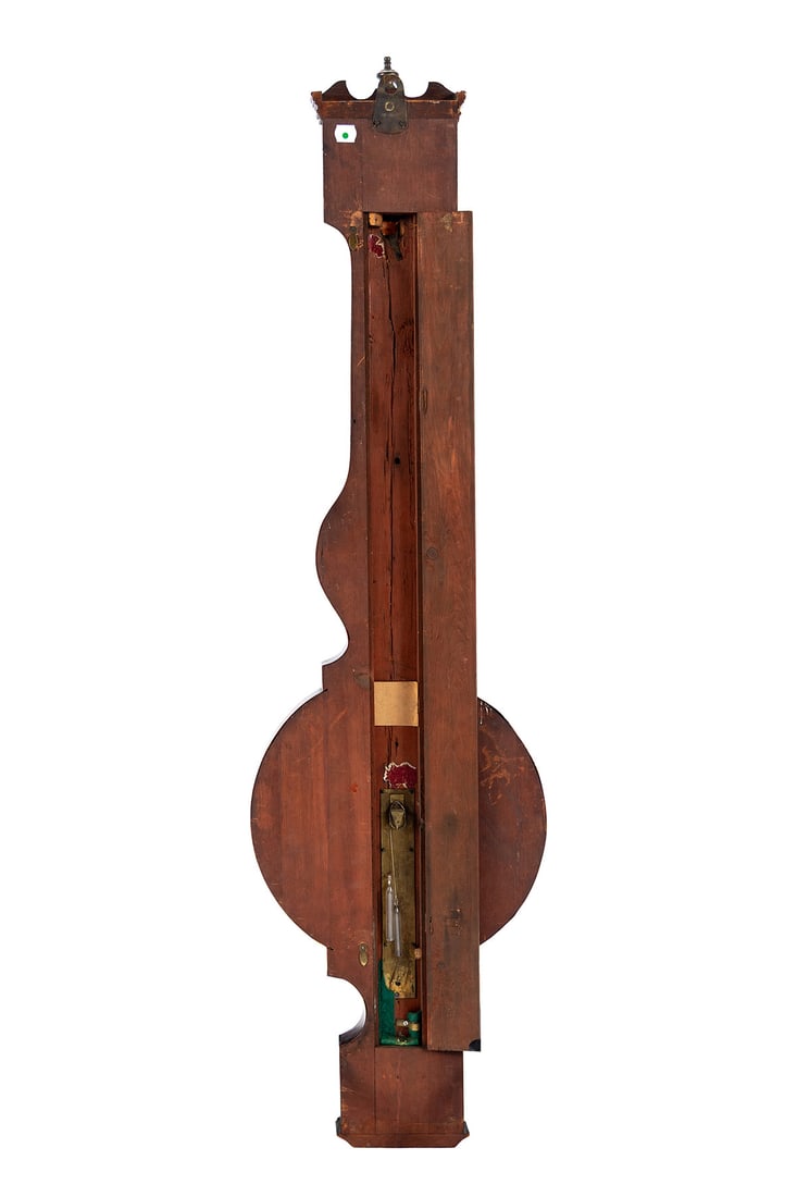 GEORGIAN WHEEL BAROMETER - 5