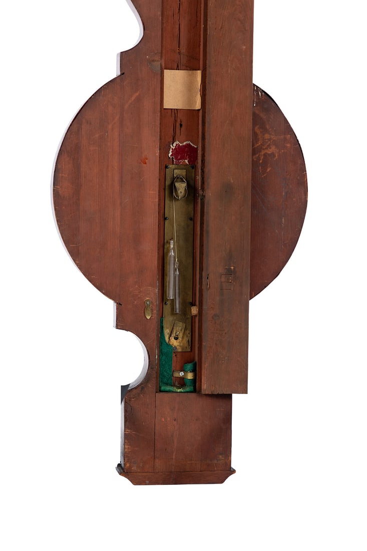 GEORGIAN WHEEL BAROMETER - 6