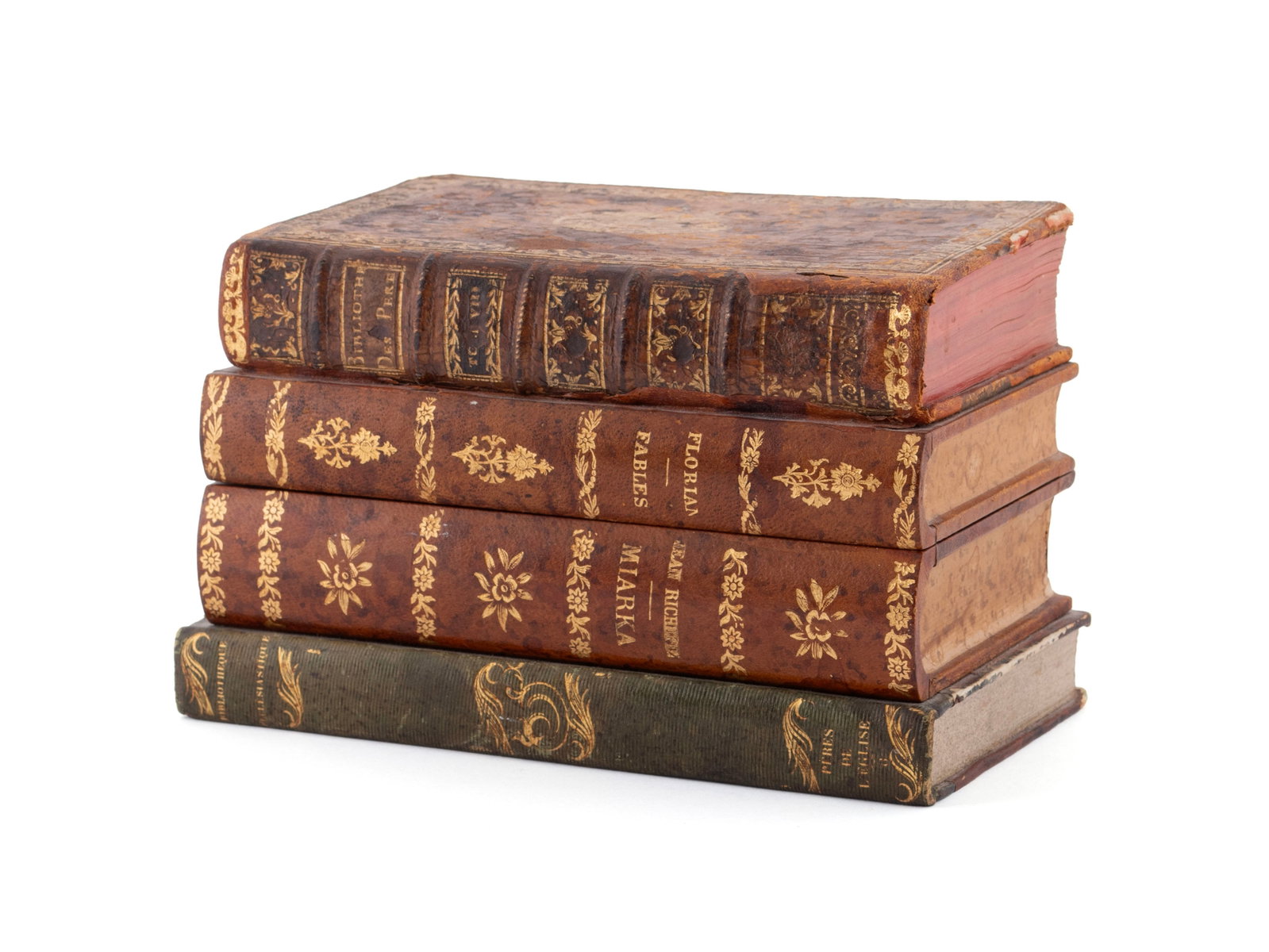 FAUX BOOK STACK CAVE A LIQUEUR - 3