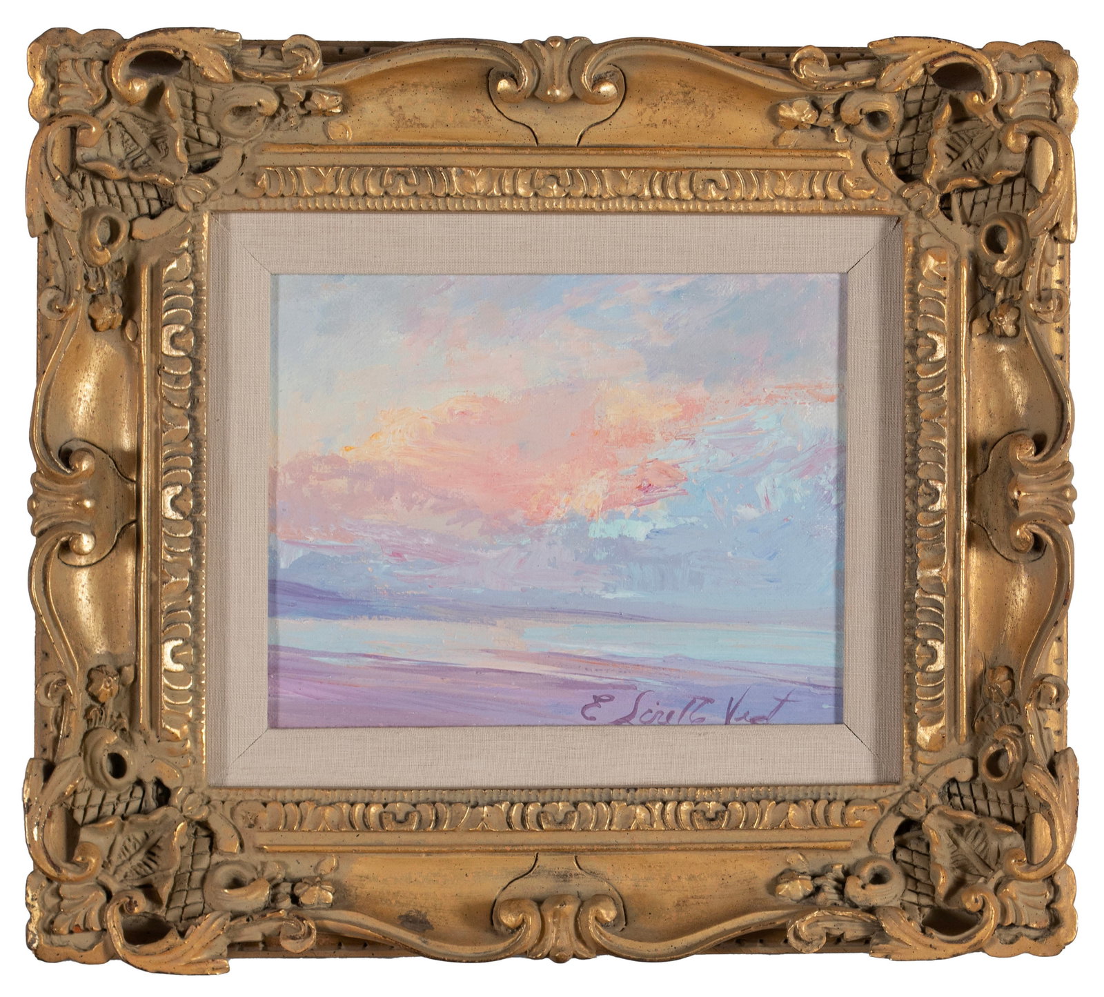 IMPRESSIONIST SEASCAPE, SIGNED - 2