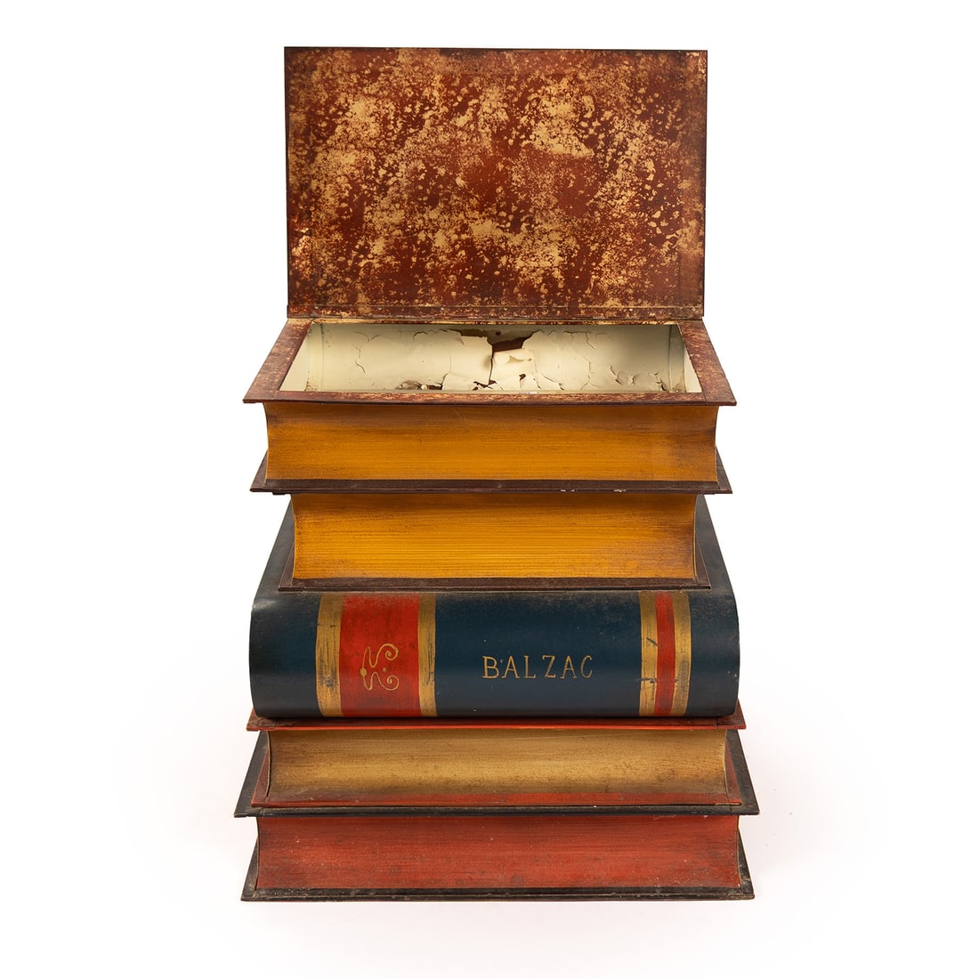 TOLEWARE BOOK FORM SIDE TABLE - 6