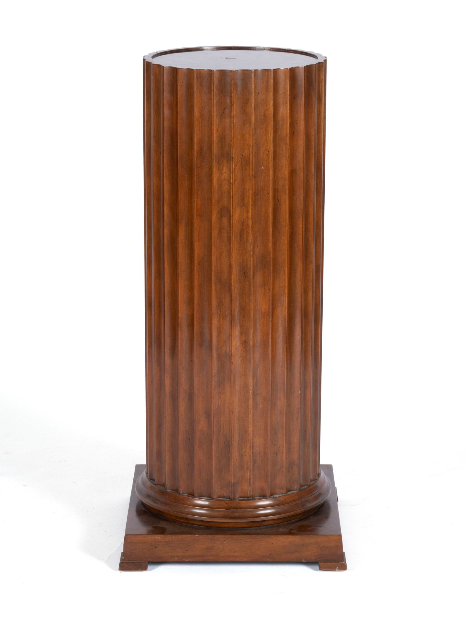 BAKER FLUTED COLUMN PEDESTAL - 2