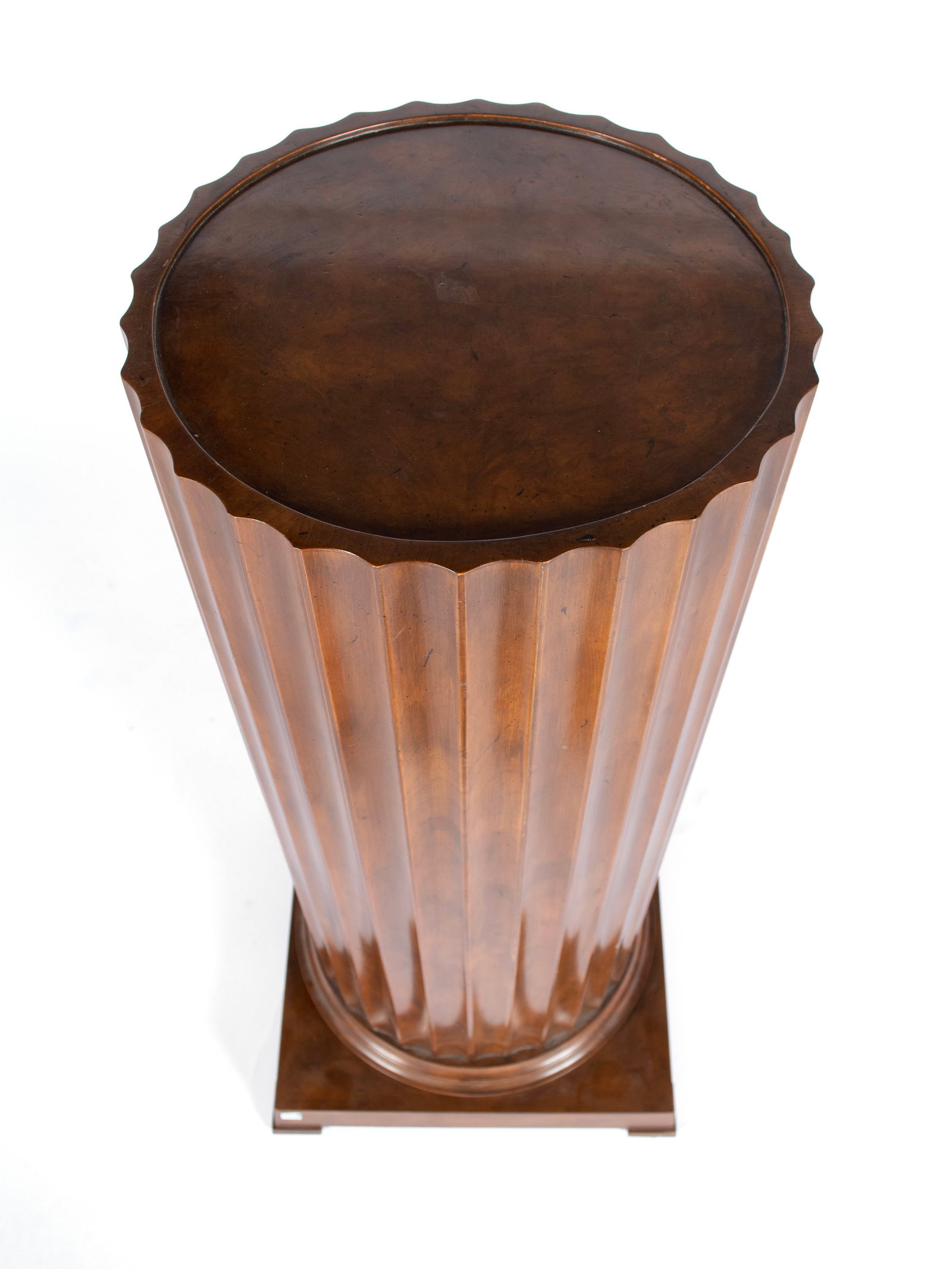 BAKER FLUTED COLUMN PEDESTAL - 3