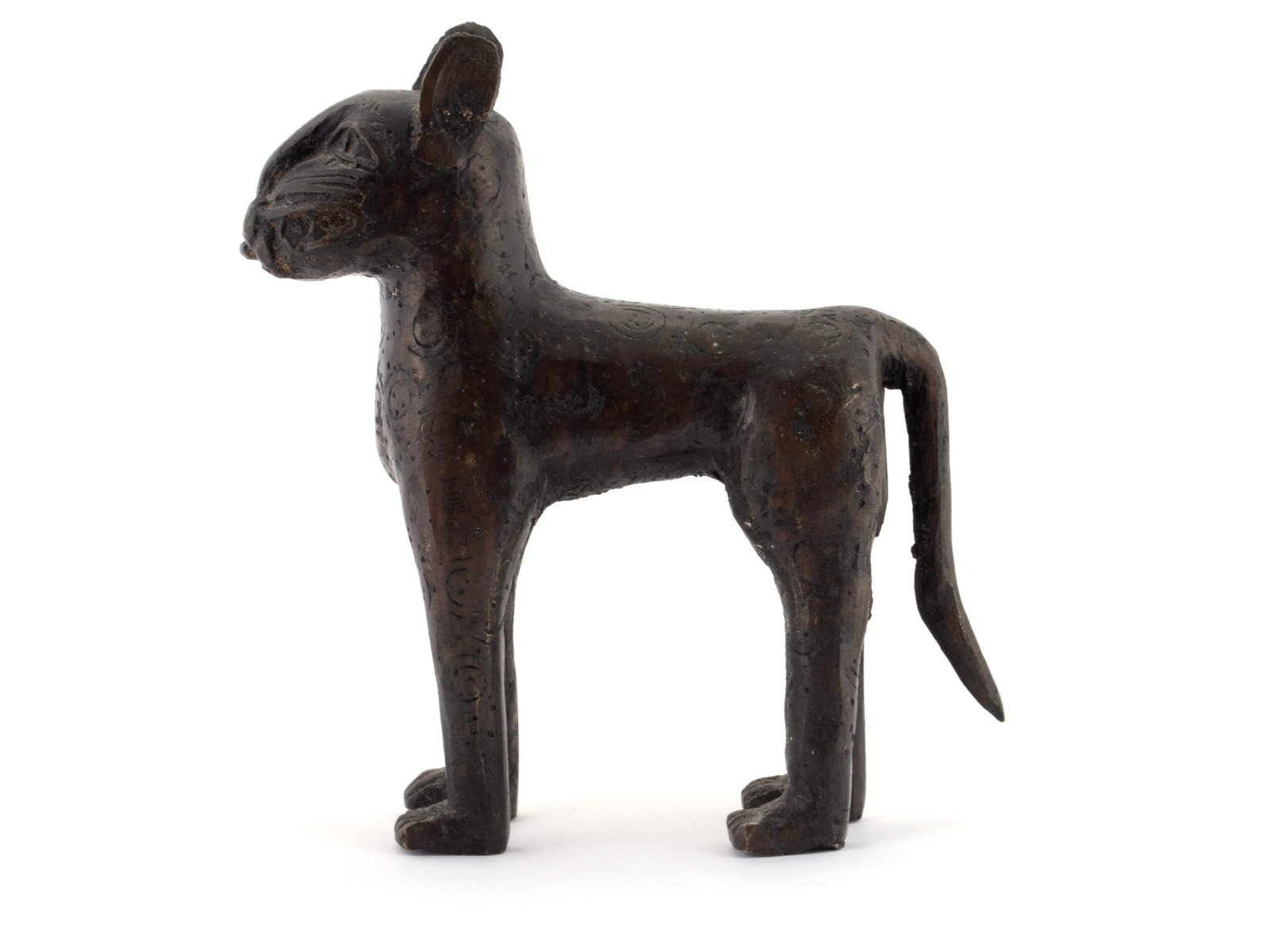 BENIN BRONZE LEOPARD - 3