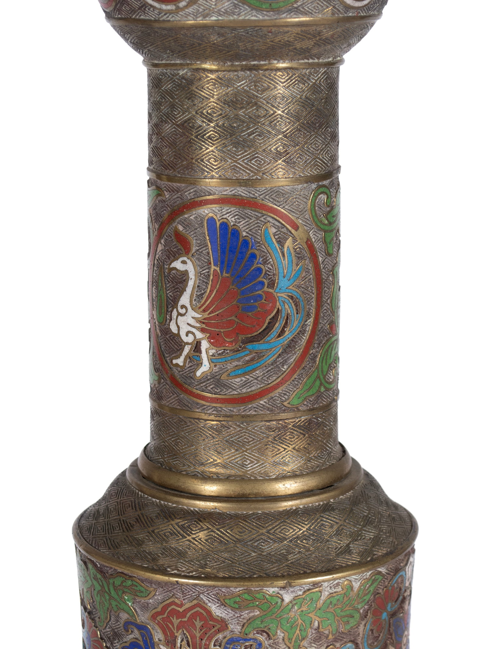 CHAMPLEVE TORCHERE FLOOR LAMP - 3
