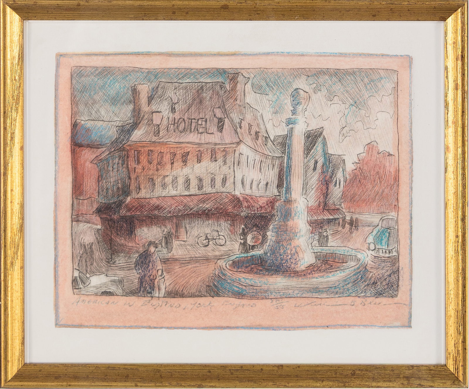 TWO LONDON ETCHINGS - 2