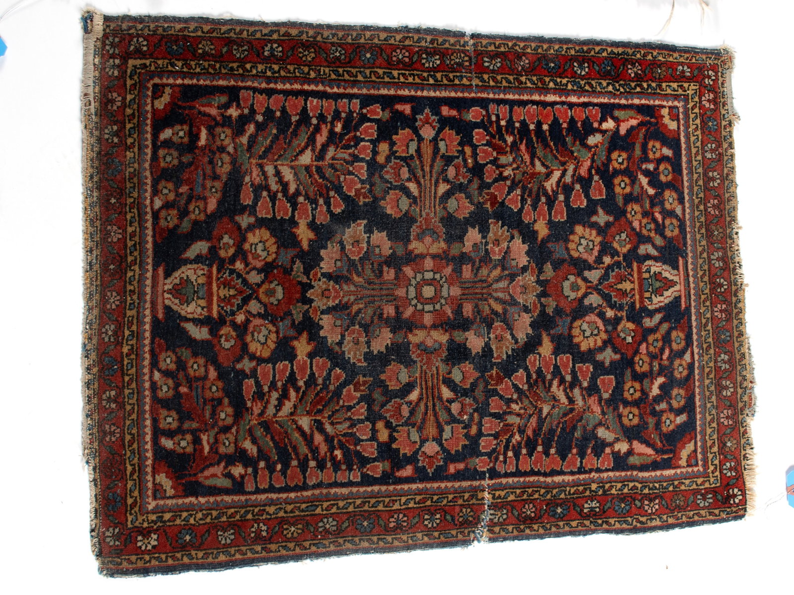 FIVE ASSORTED PERSIAN THROW RUGS - 2