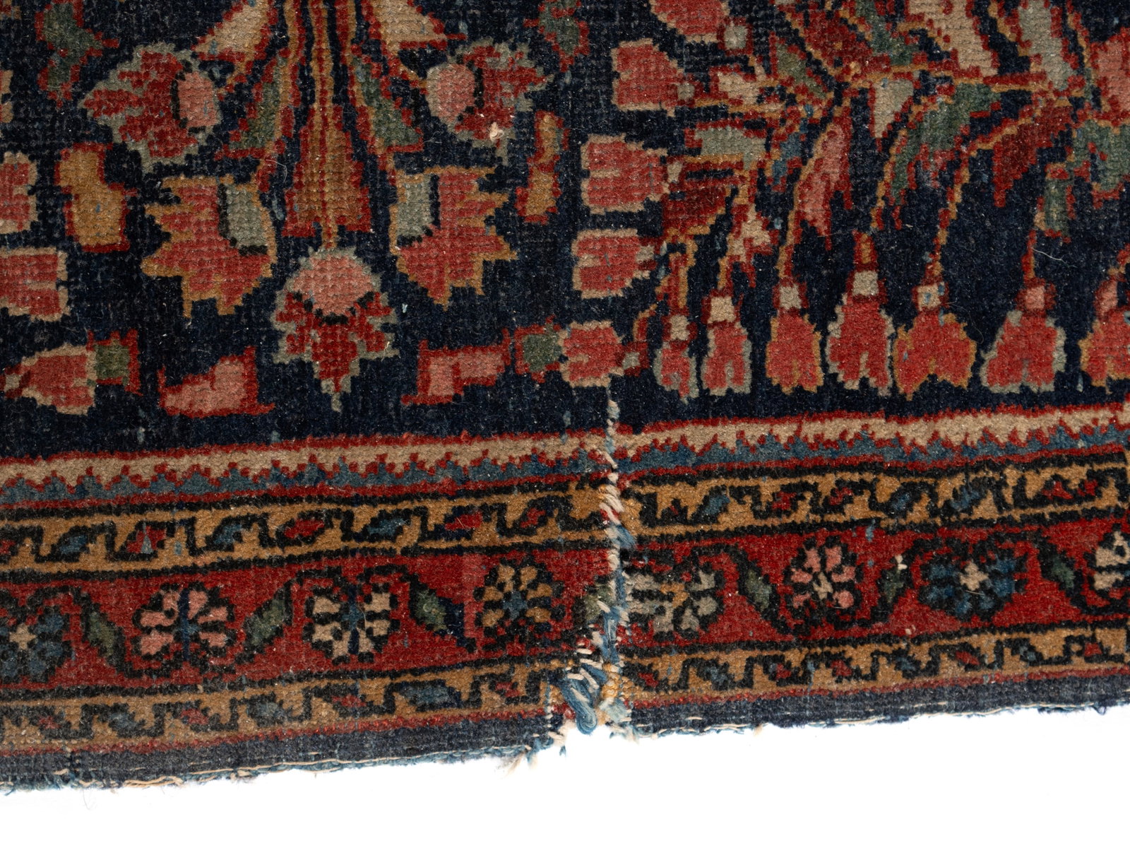 FIVE ASSORTED PERSIAN THROW RUGS - 3