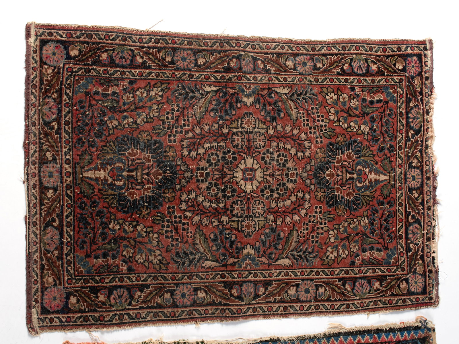 FIVE ASSORTED PERSIAN THROW RUGS - 6
