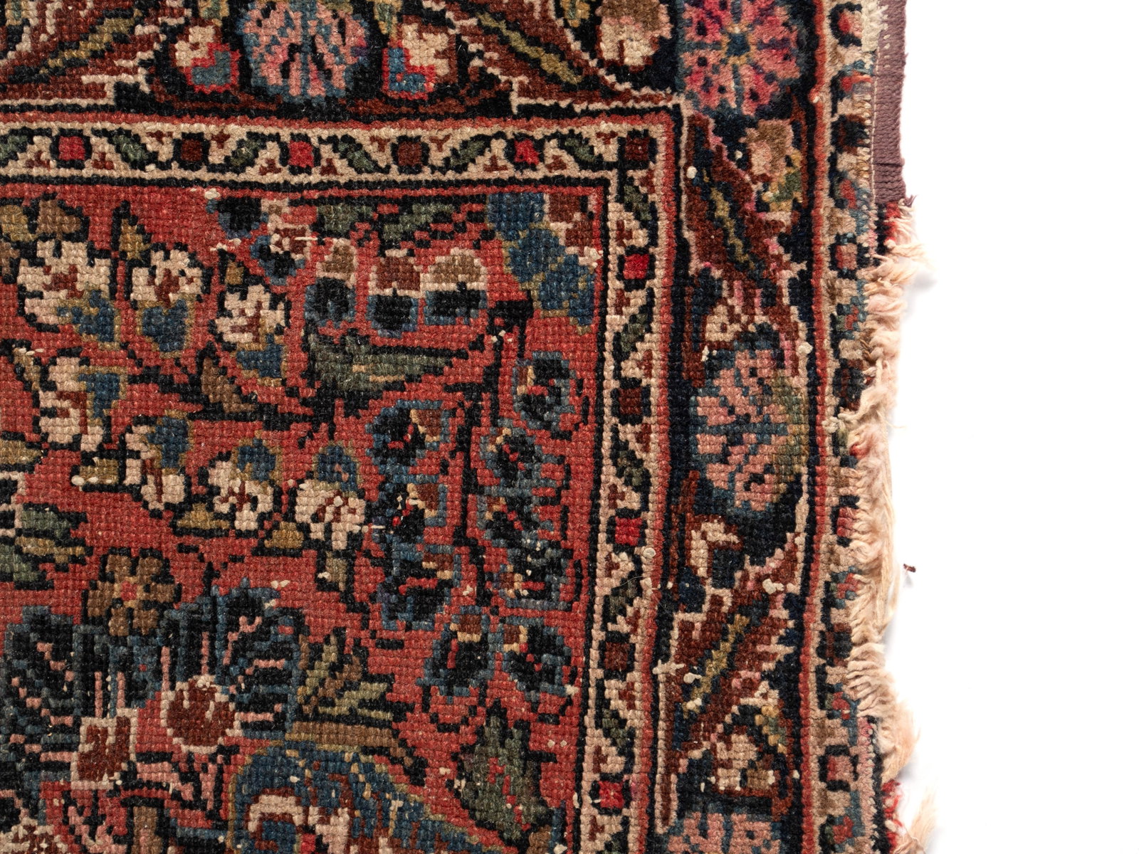 FIVE ASSORTED PERSIAN THROW RUGS - 7