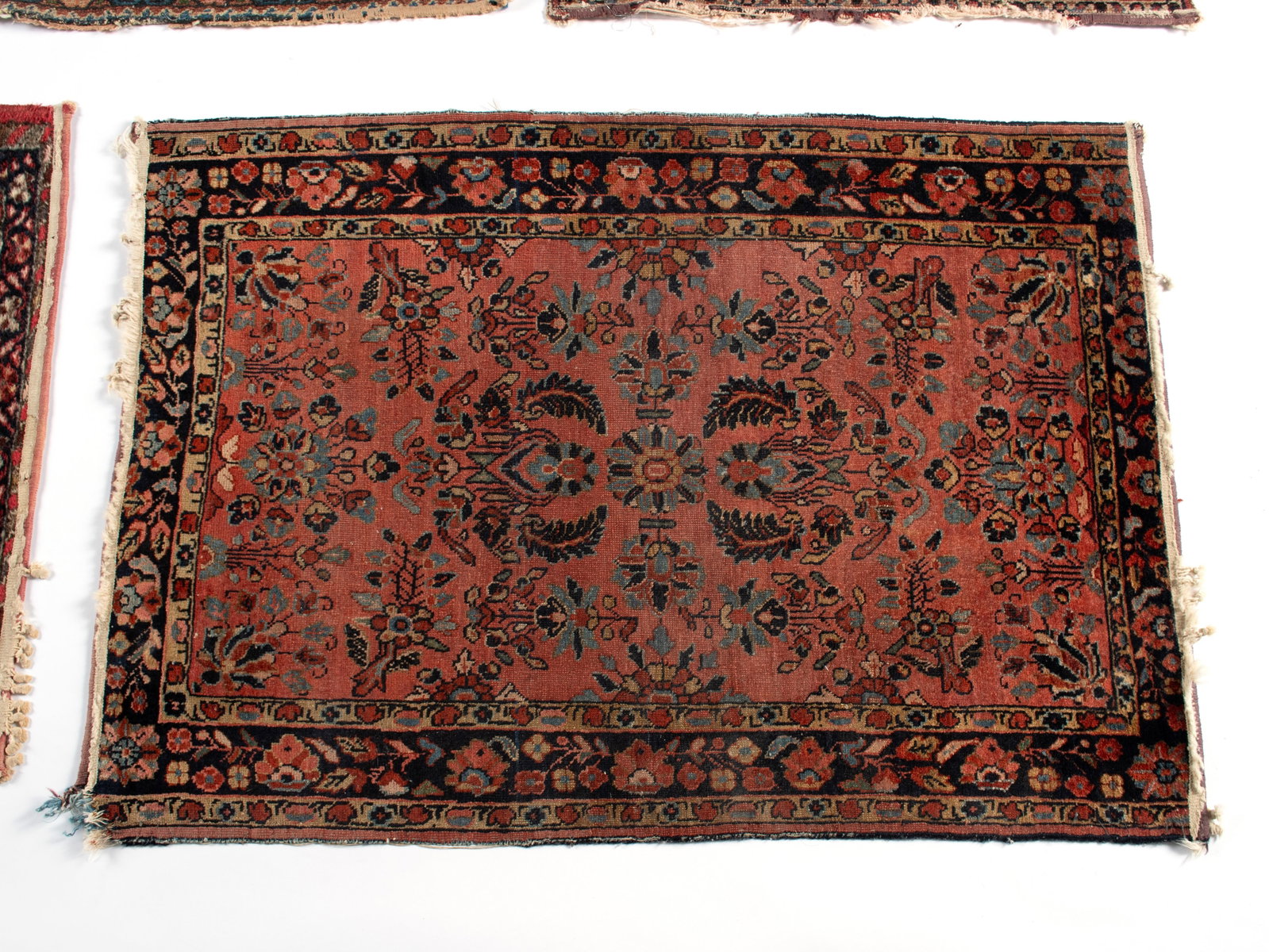 FIVE ASSORTED PERSIAN THROW RUGS - 8