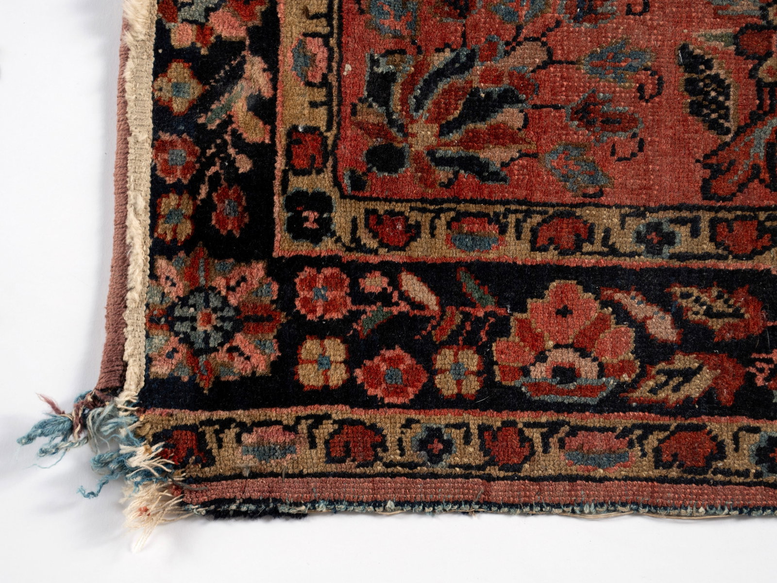 FIVE ASSORTED PERSIAN THROW RUGS - 9