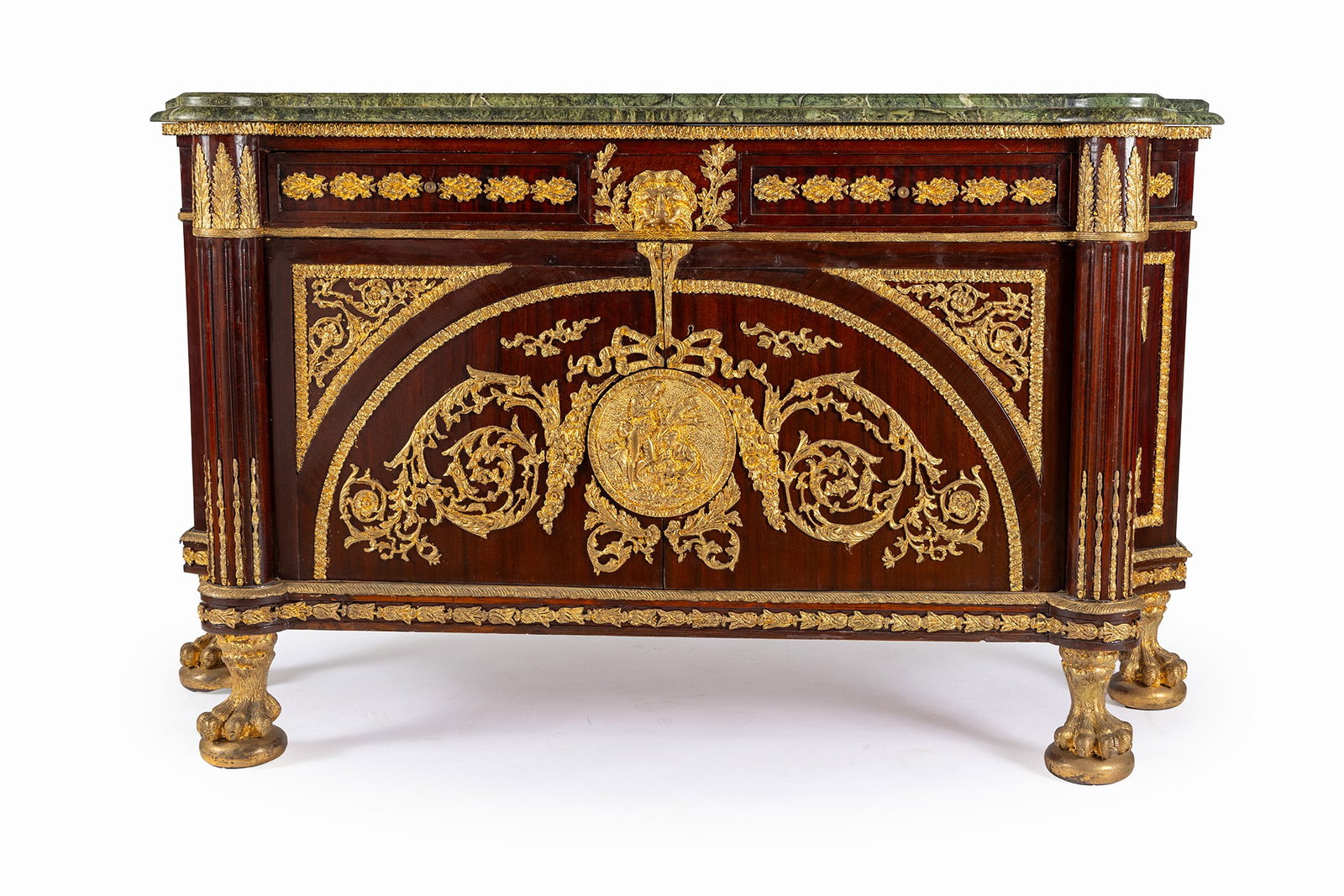 LOUIS XVI STYLE MARBLE TOP COMMODE (1 of 9)