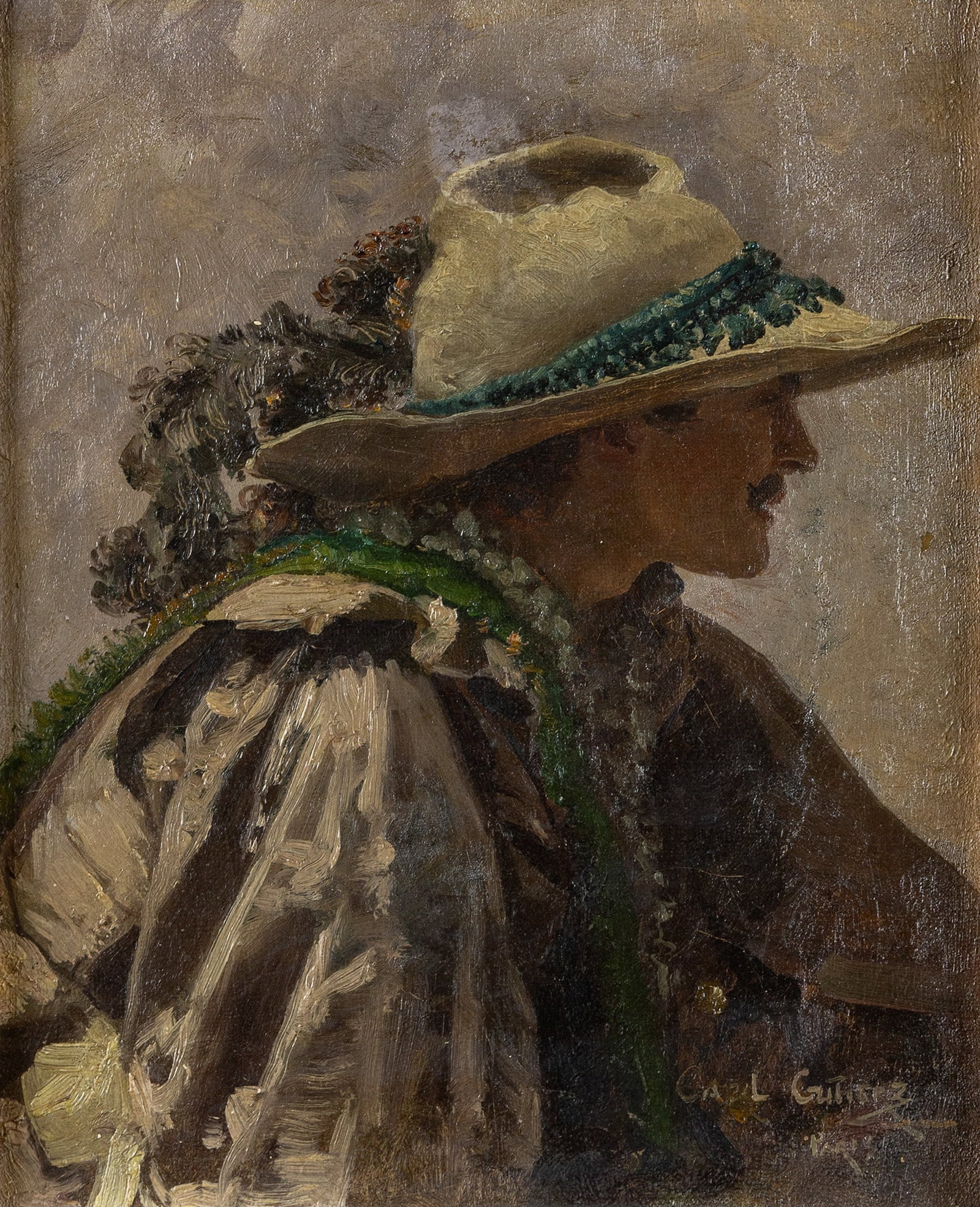CARL GUTHERZ (SWISS AMERICAN, 1844-1907) (1 of 6)