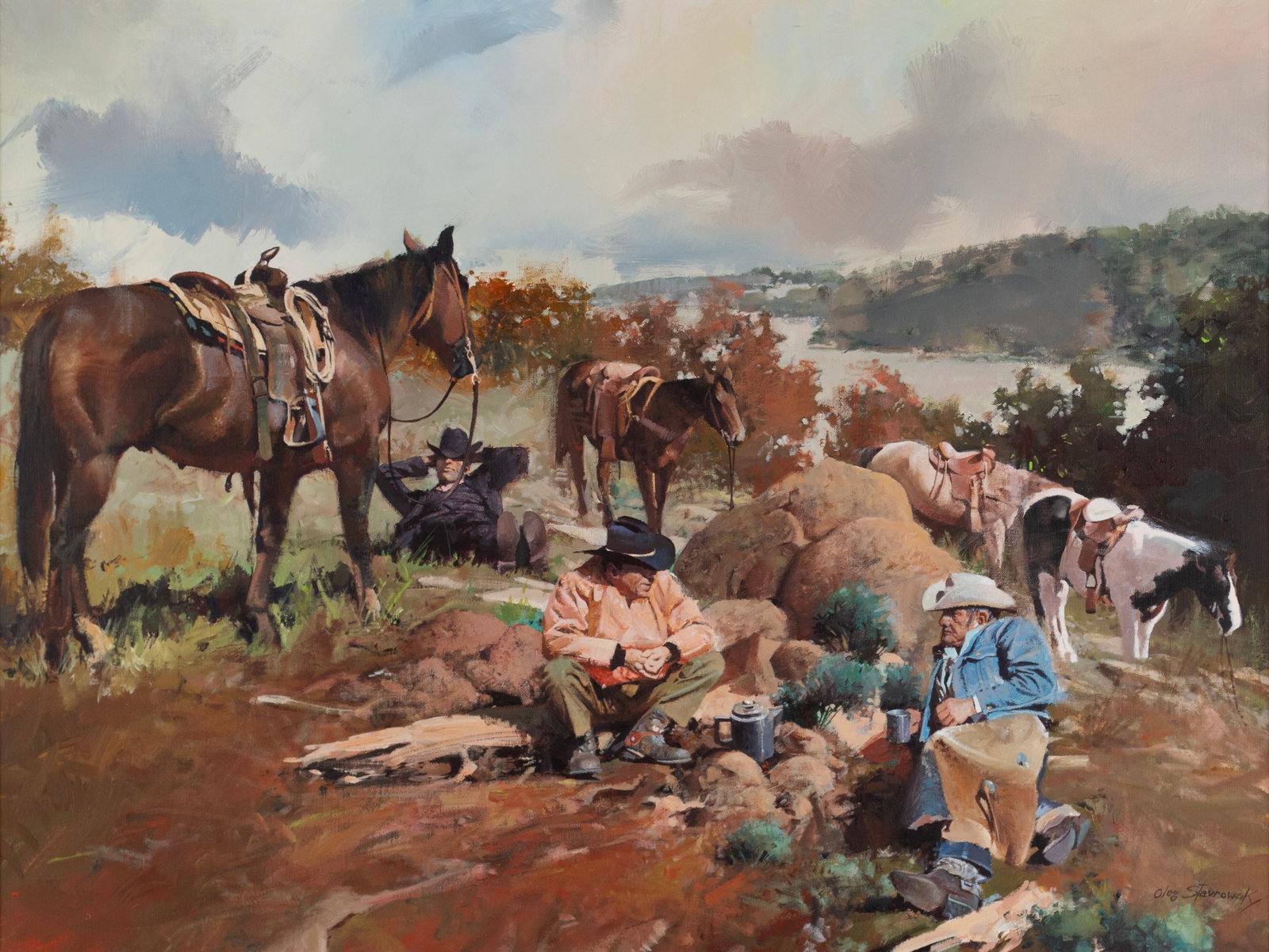OLEG STAVROWSKY (AMERICAN, 1927-2020) (1 of 9)