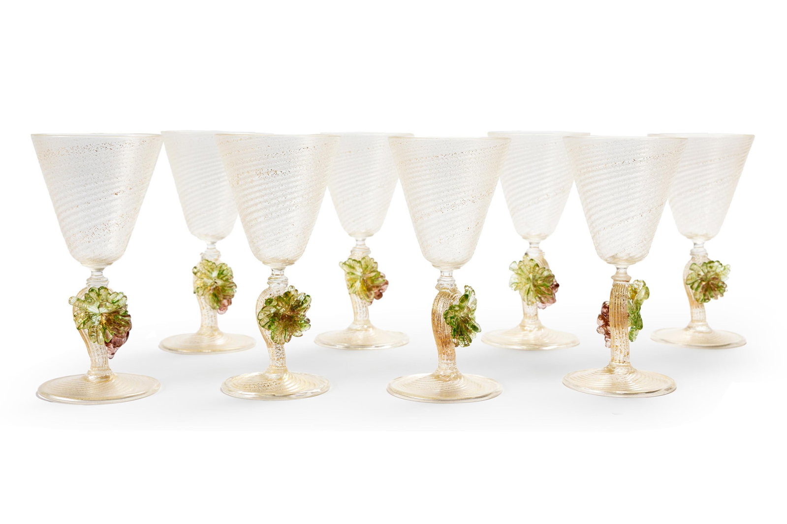 MURANO GLASS STEMWARE (24) - 14