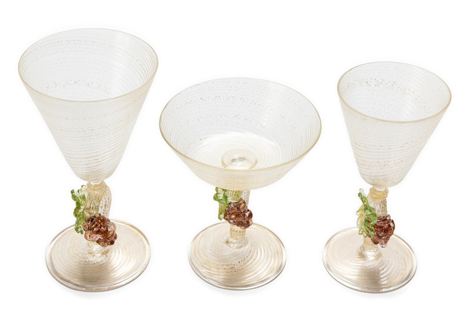 MURANO GLASS STEMWARE (24) - 2