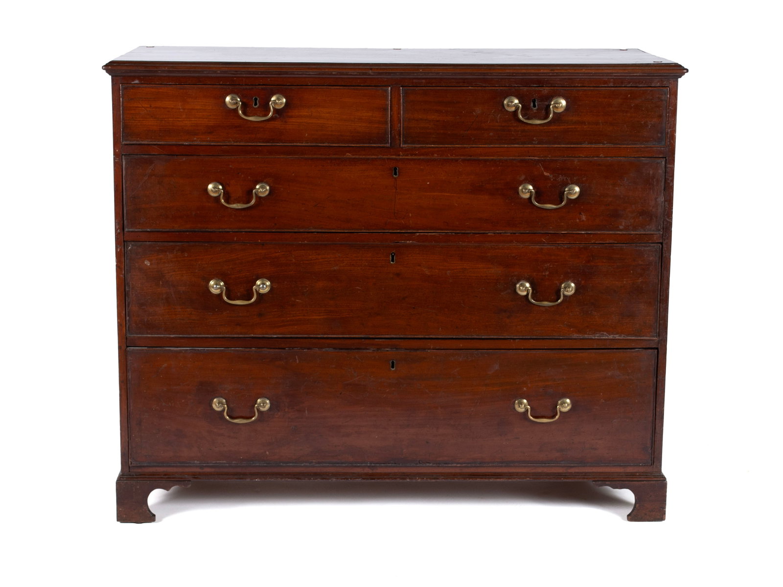 ENGLISH CHIPPENDALE CHEST OF DRAWERS (1 of 8)