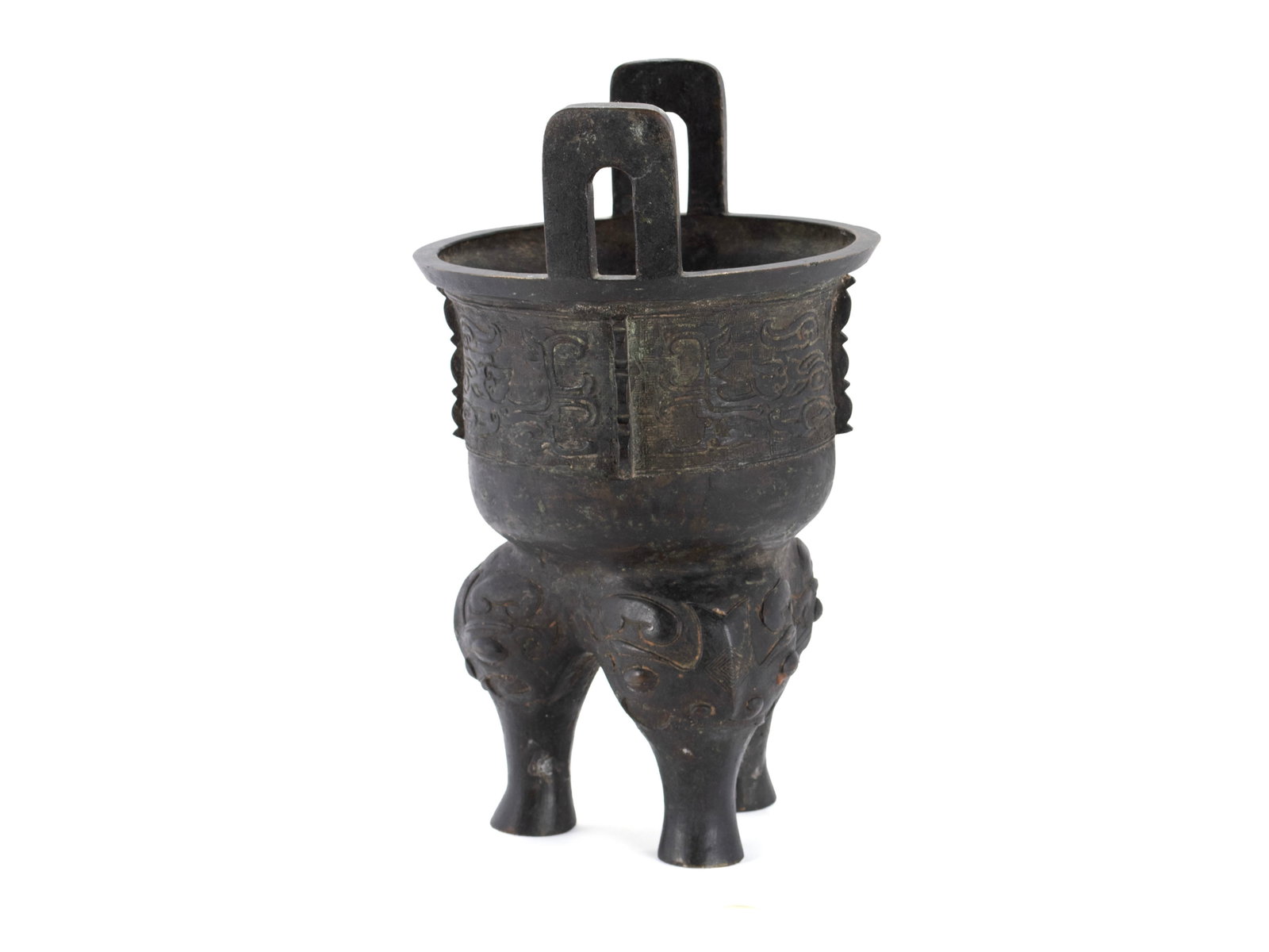 CHINESE BRONZE DING - 2