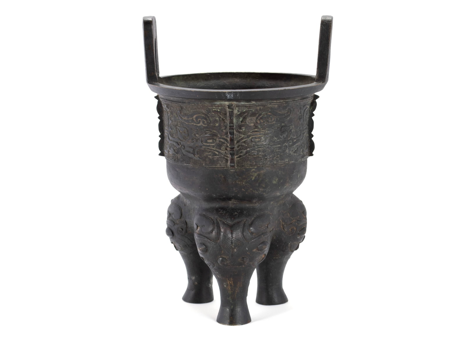 CHINESE BRONZE DING - 3