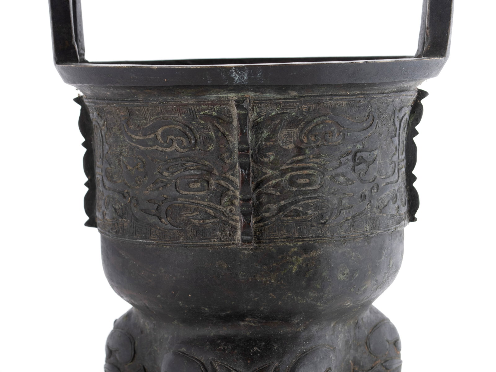 CHINESE BRONZE DING - 4