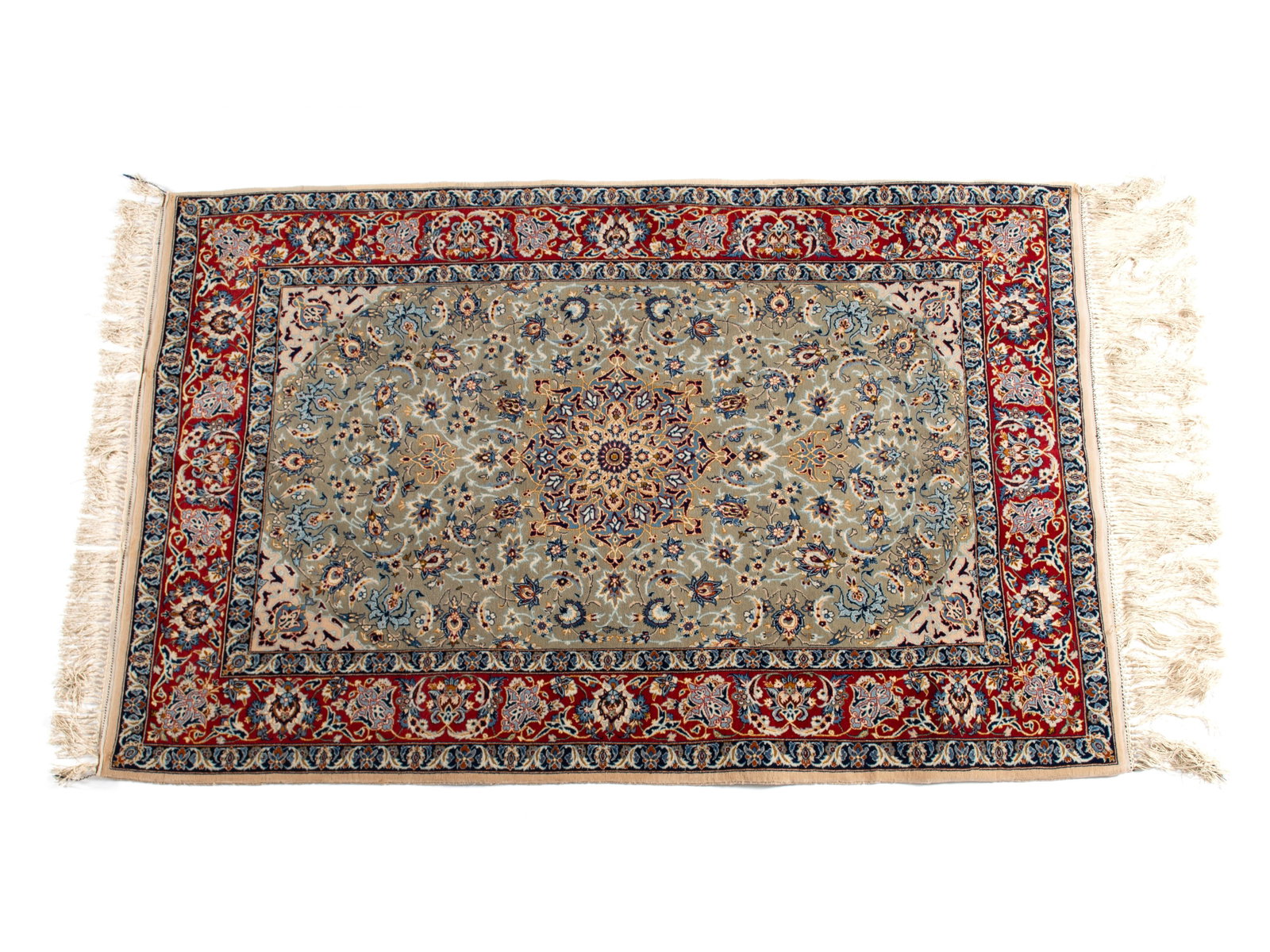 TWO TABRIZ AREA RUGS - 2