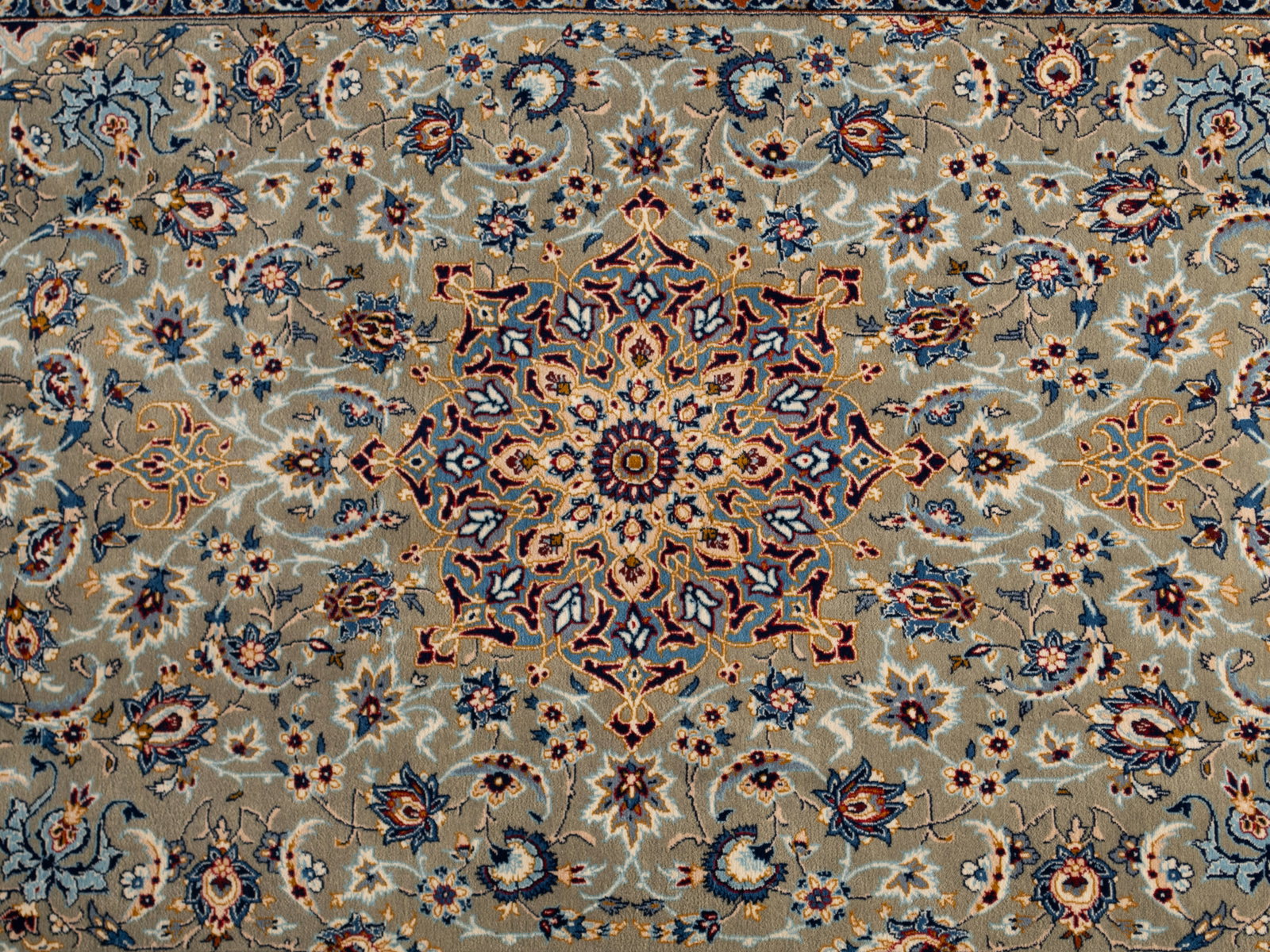 TWO TABRIZ AREA RUGS - 3