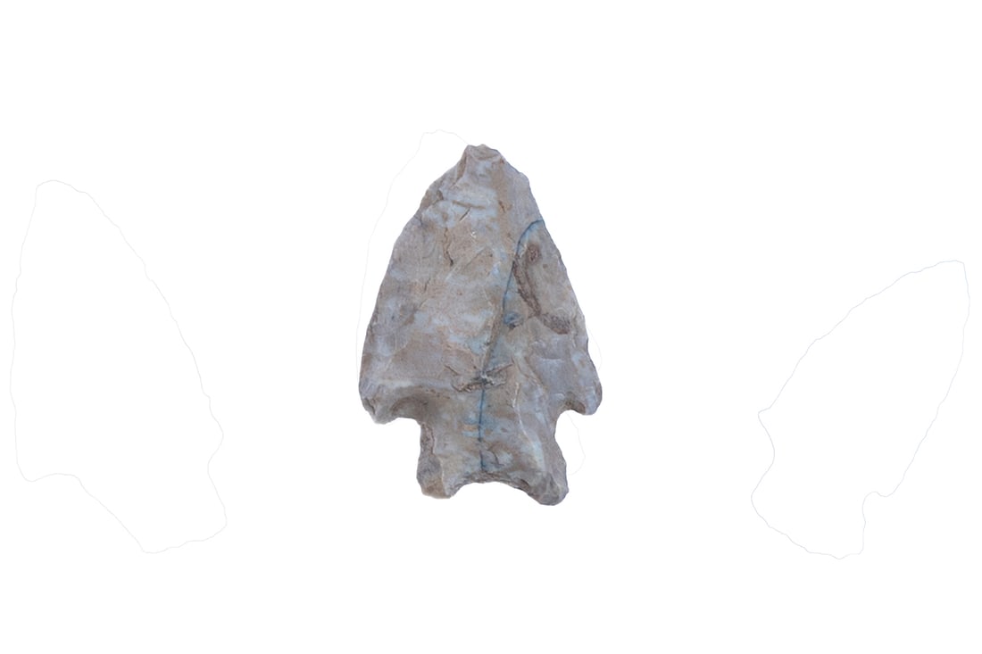 TWENTY NATIVE AMERICAN STONE POINTS - 5