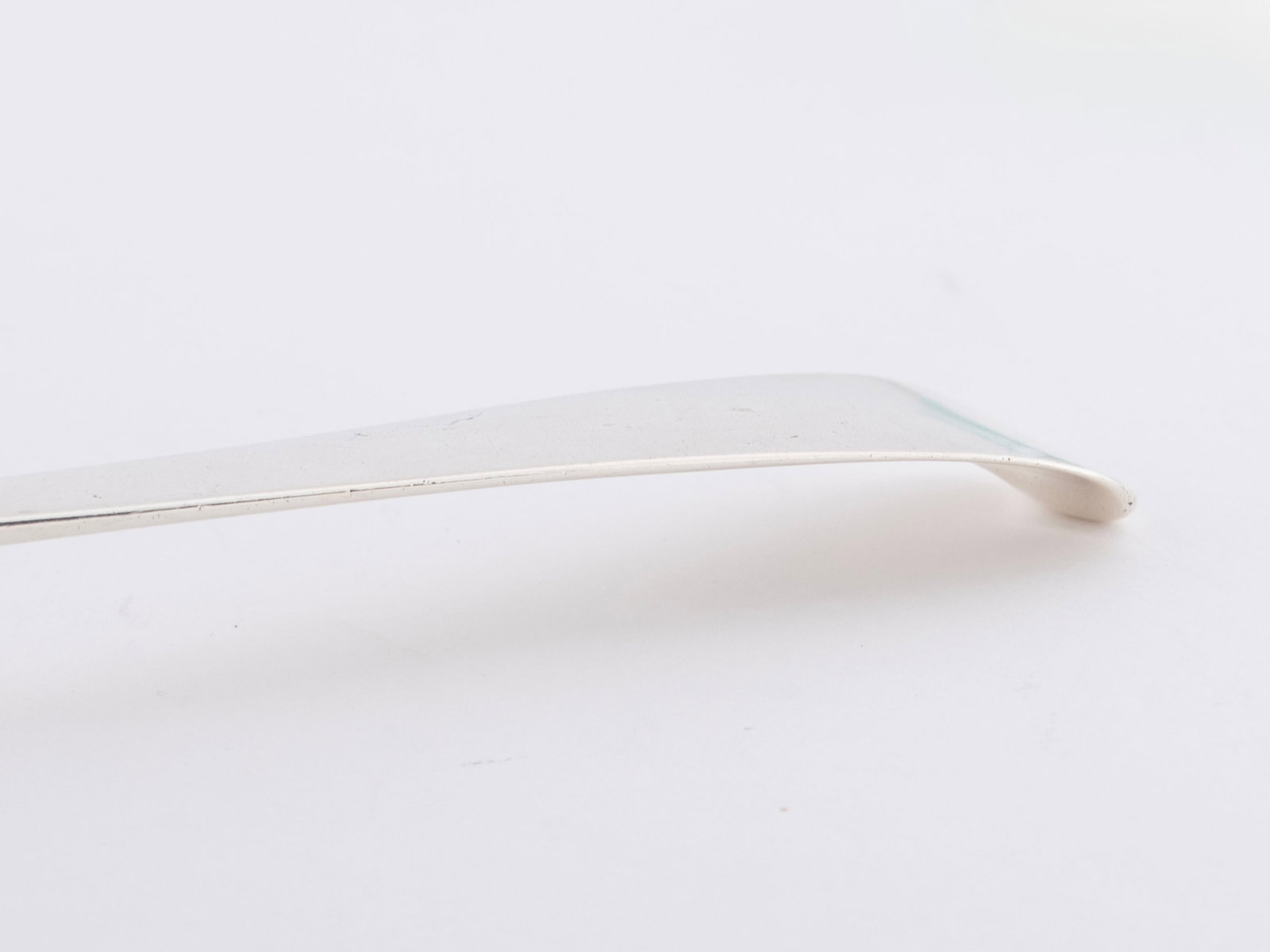 GEORGIAN STERLING SILVER SERVING SPOON - 2