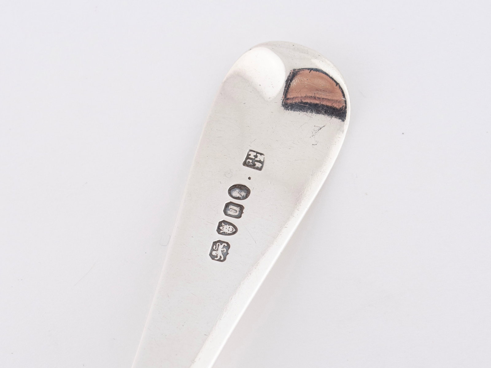 GEORGIAN STERLING SILVER SERVING SPOON - 3