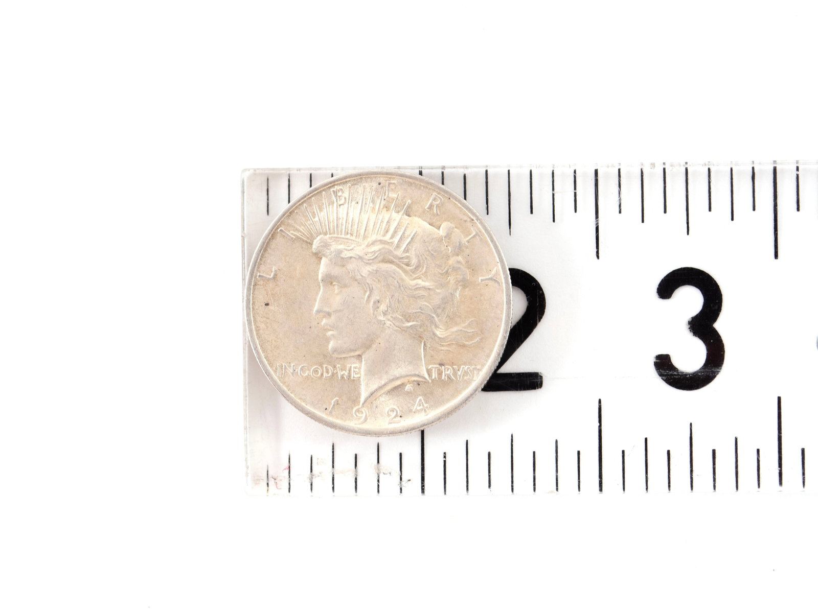 THREE U.S. SILVER PEACE DOLLARS - 4