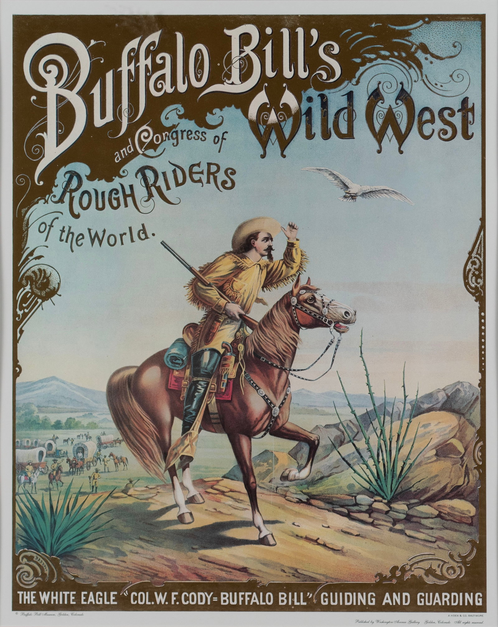 THREE WILD WEST SHOW POSTERS - 9