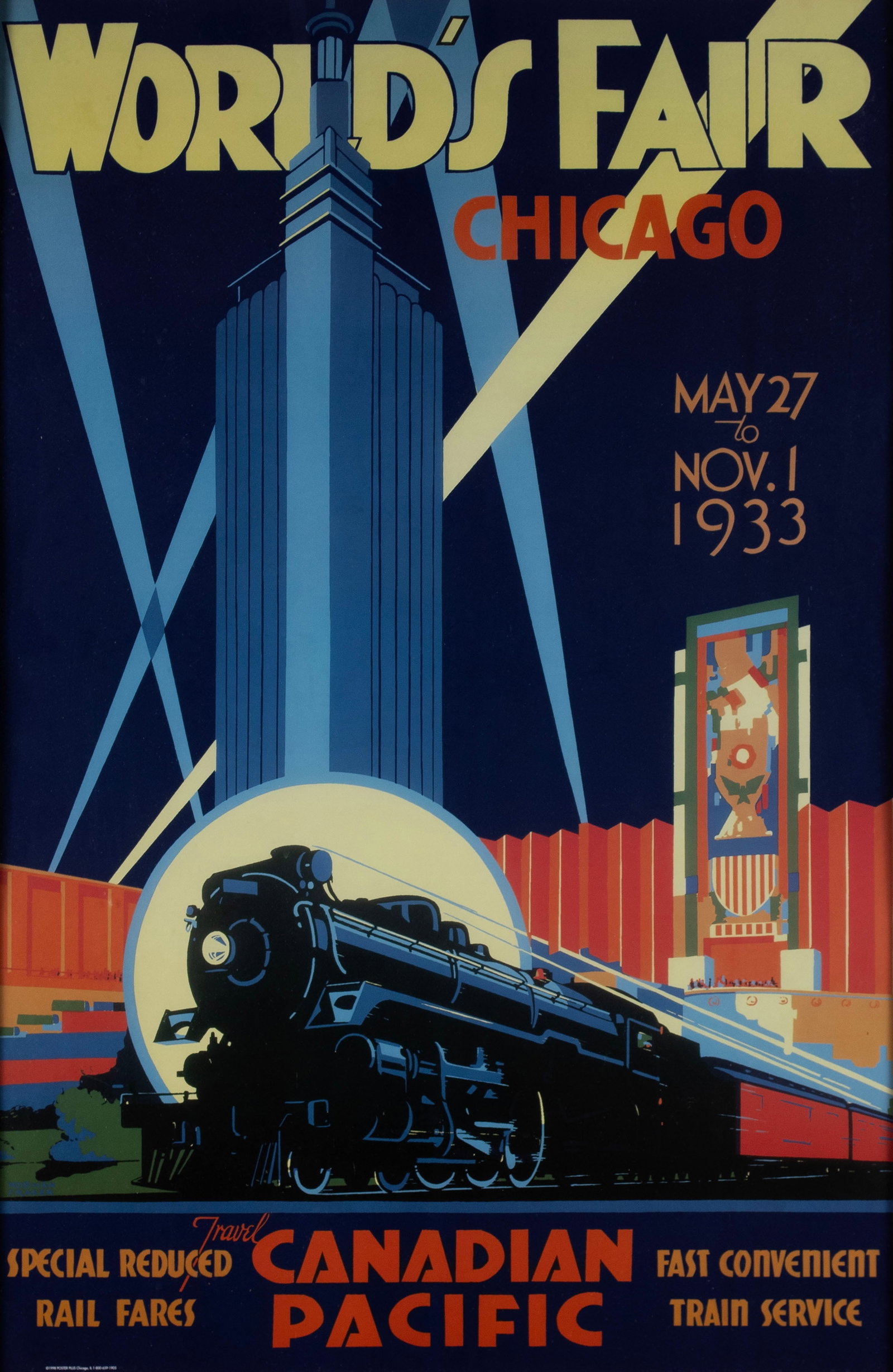 FIVE CHICAGO TRAVEL POSTERS - 6
