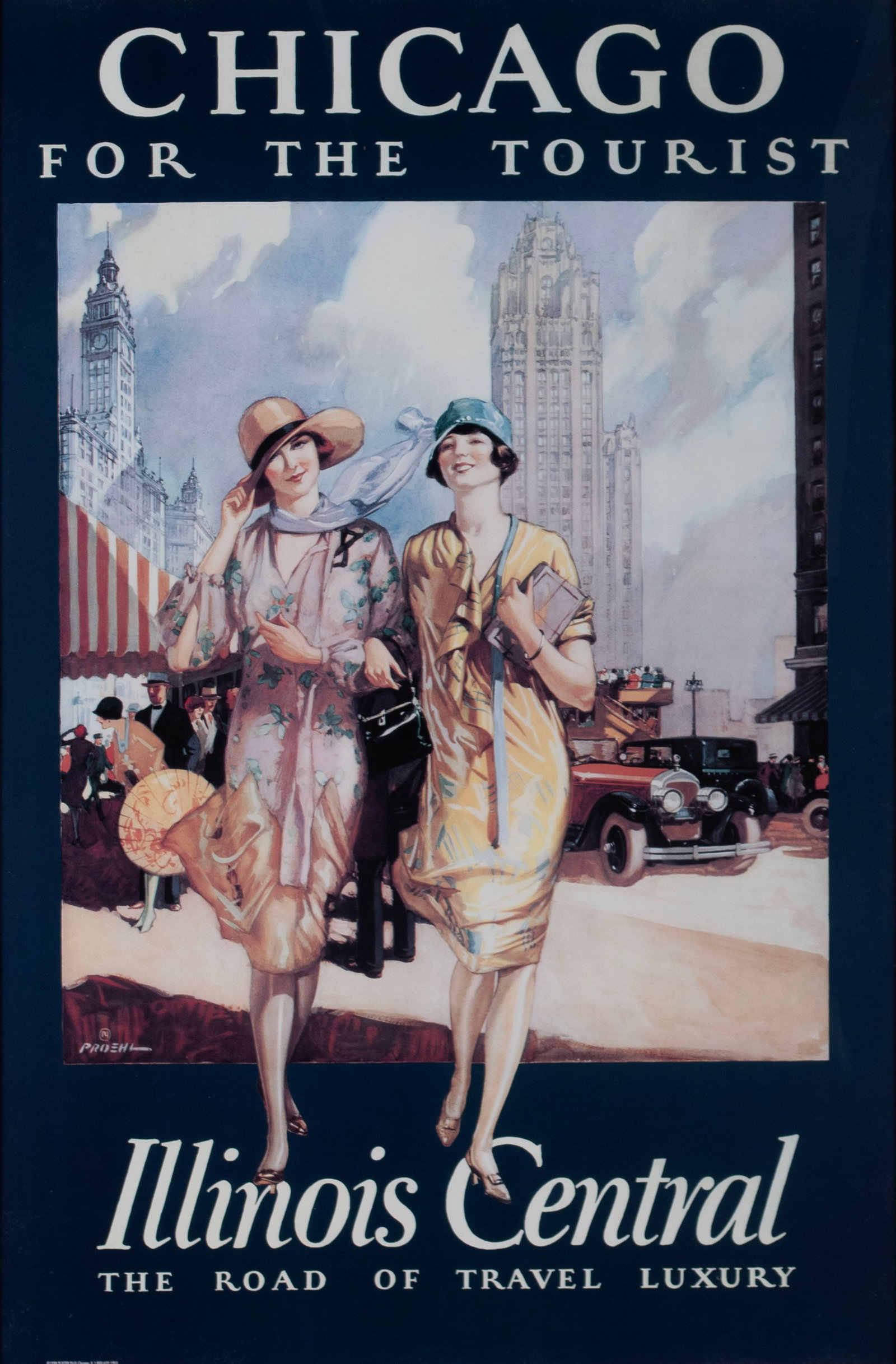 FIVE CHICAGO TRAVEL POSTERS - 7
