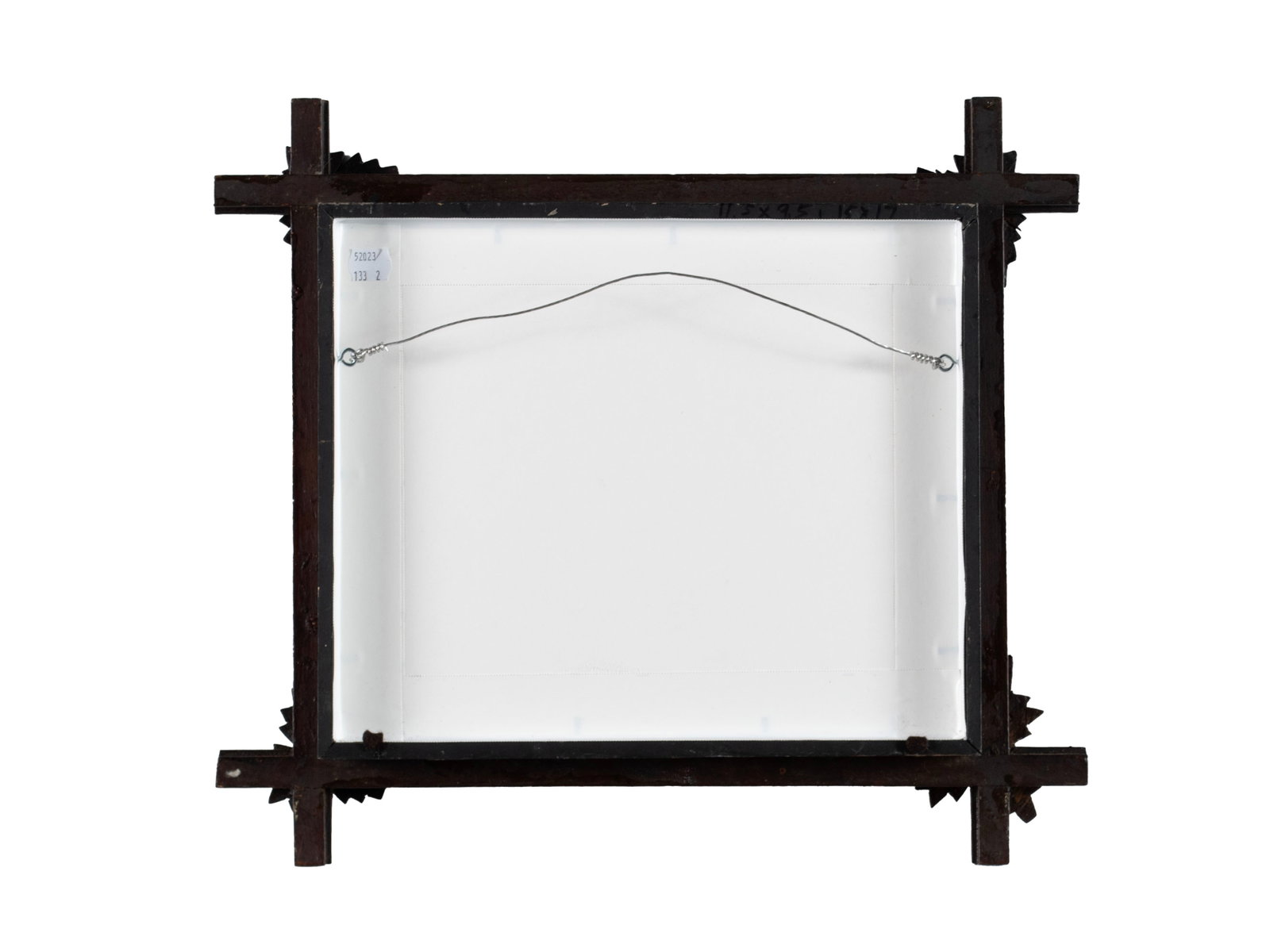 TWO ENGARVINGS IN TRAMP ART FRAMES - 6