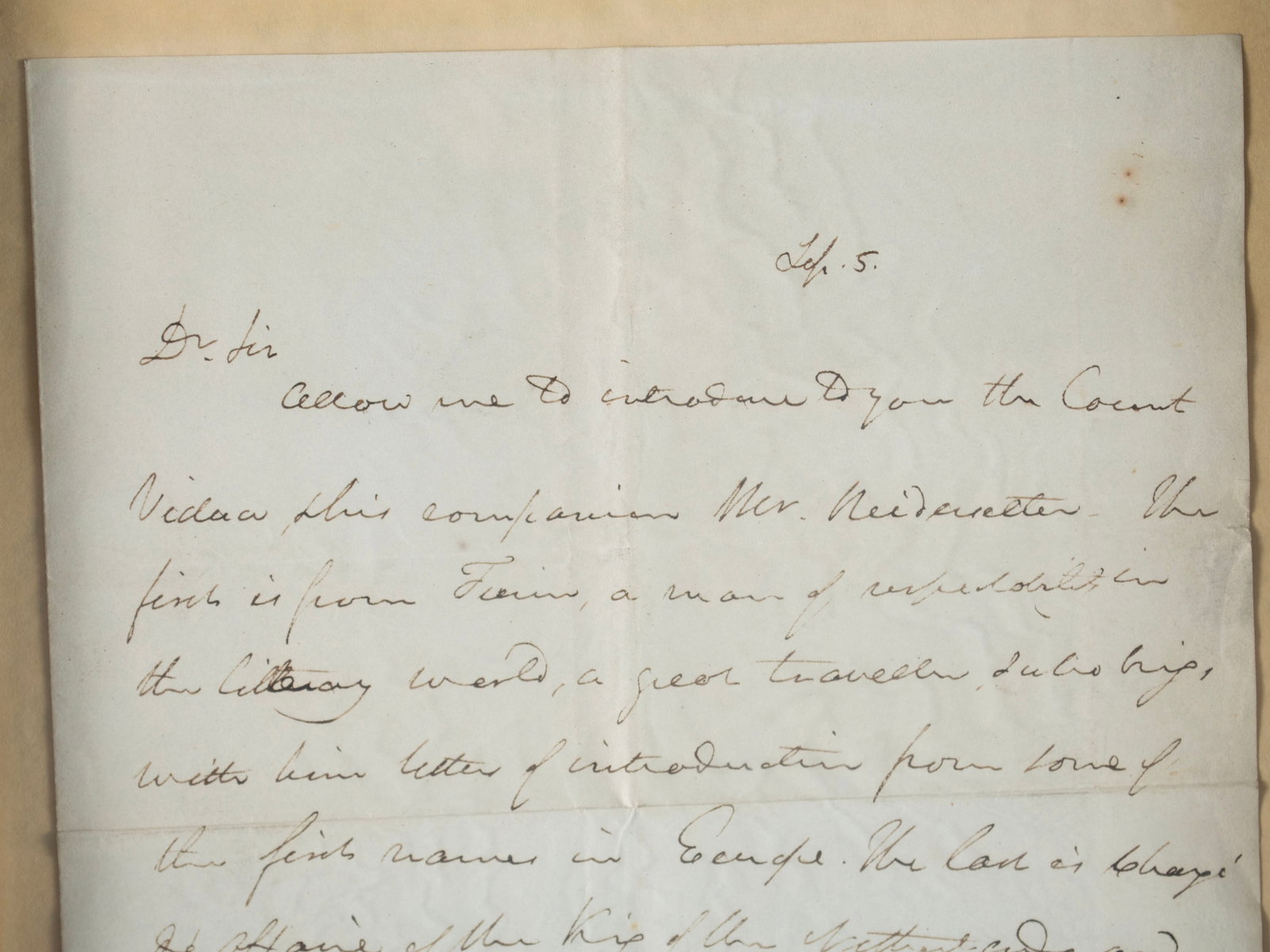 DANIEL WEBSTER SIGNED LETTER - 6
