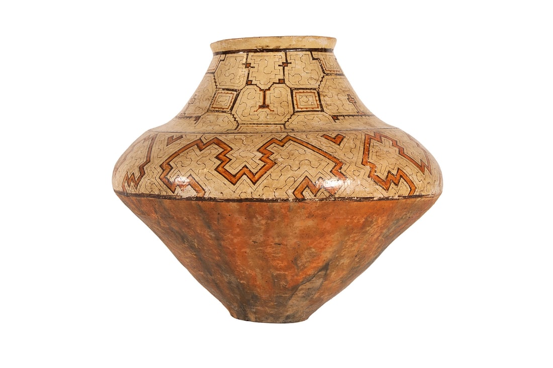 LARGE SHIPIBO POTTERY JAR - 3
