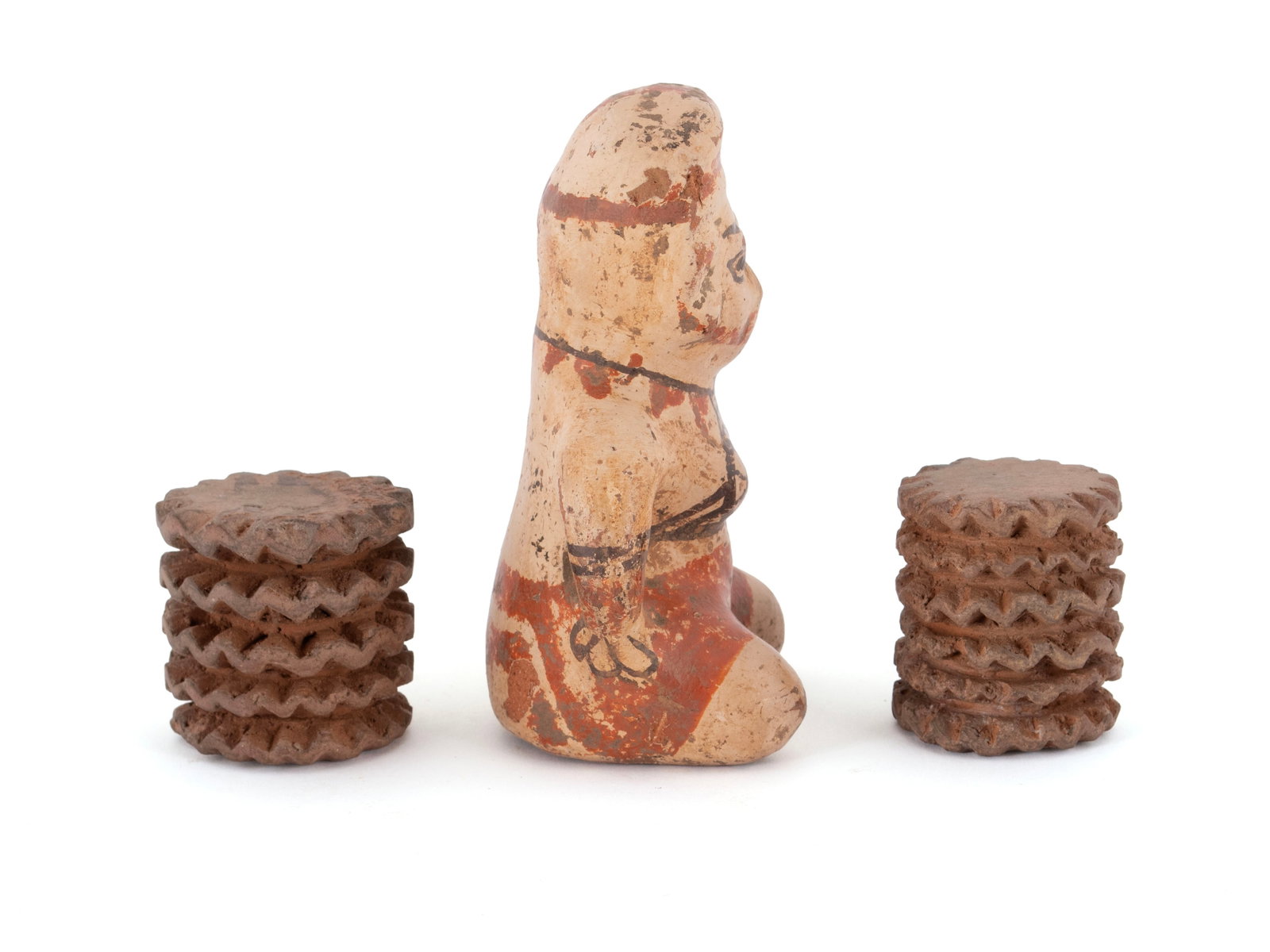 THREE PRE-COLUMBIAN ARTIFACTS - 2