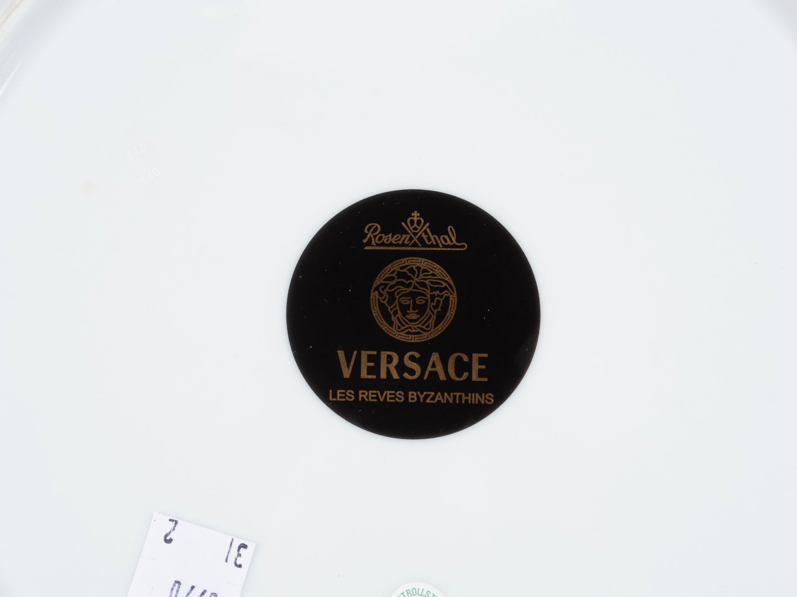 TWO VERSACE PORCELAIN PLATES - 7