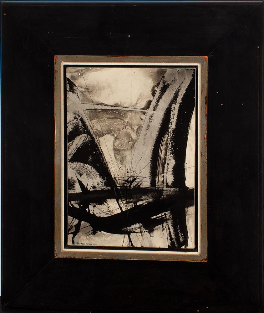 Joan Hernández Pijuan (Barcelona, 1931-2005) "Sin: Joan Hernández Pijuan (Barcelona, 1931-2005) "Sin título". Dibujo a tinta sobre papel. Firmado y fechado en 1960. 33 x 23 cm.