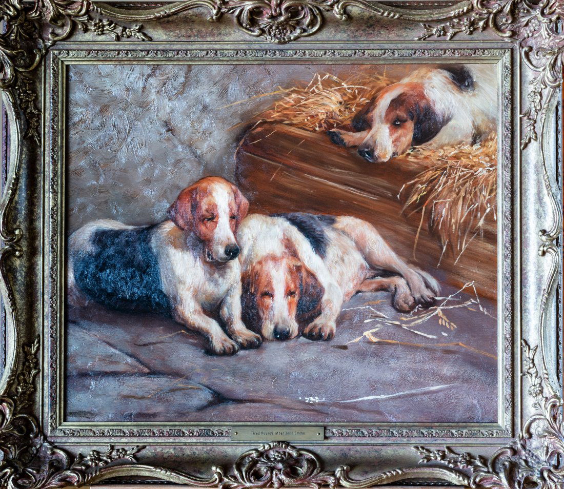"Tired hounds" after John Emms (1 of 4)