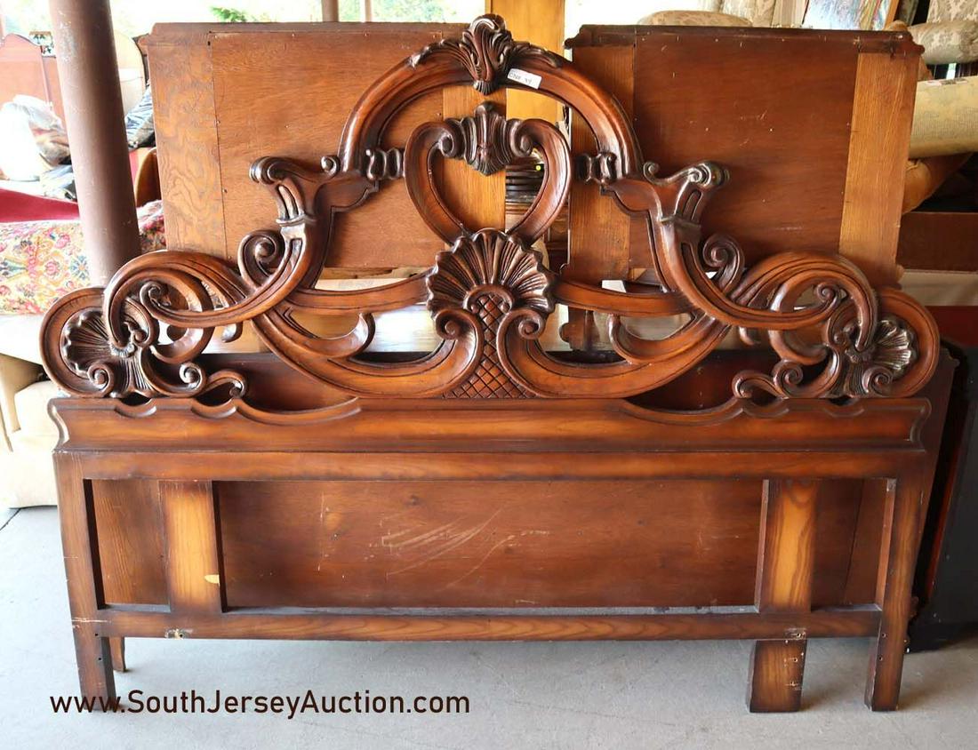 Ornate Italian Roma style king size headboard only (1 of 3)