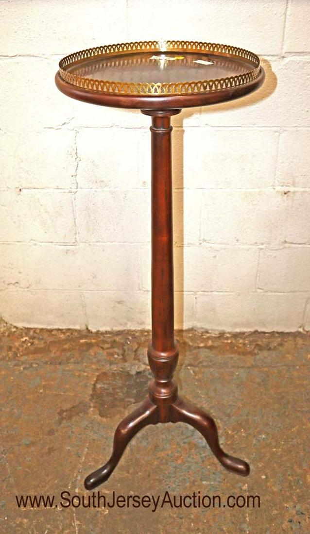 Henkel Harris mahogany 14" dia QA pedestal (1 of 5)