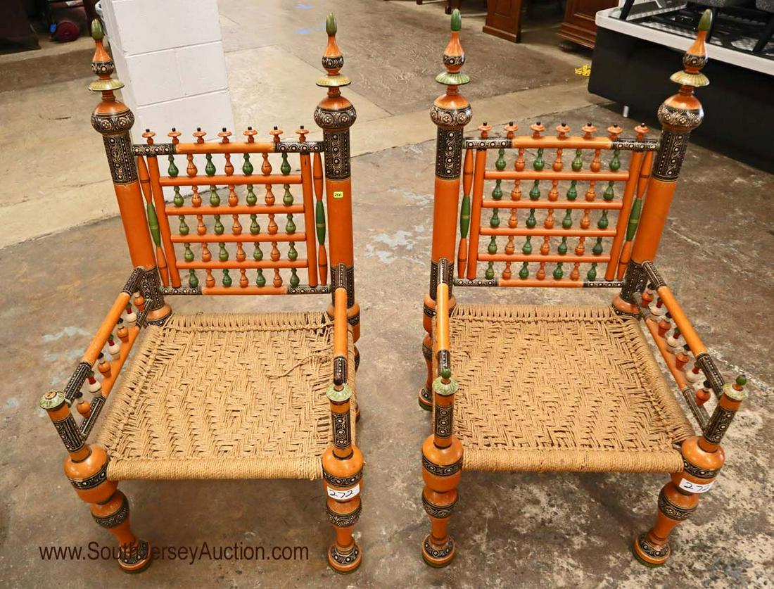 PR Middle Eastern rush bottom throne chairs (1 of 5)