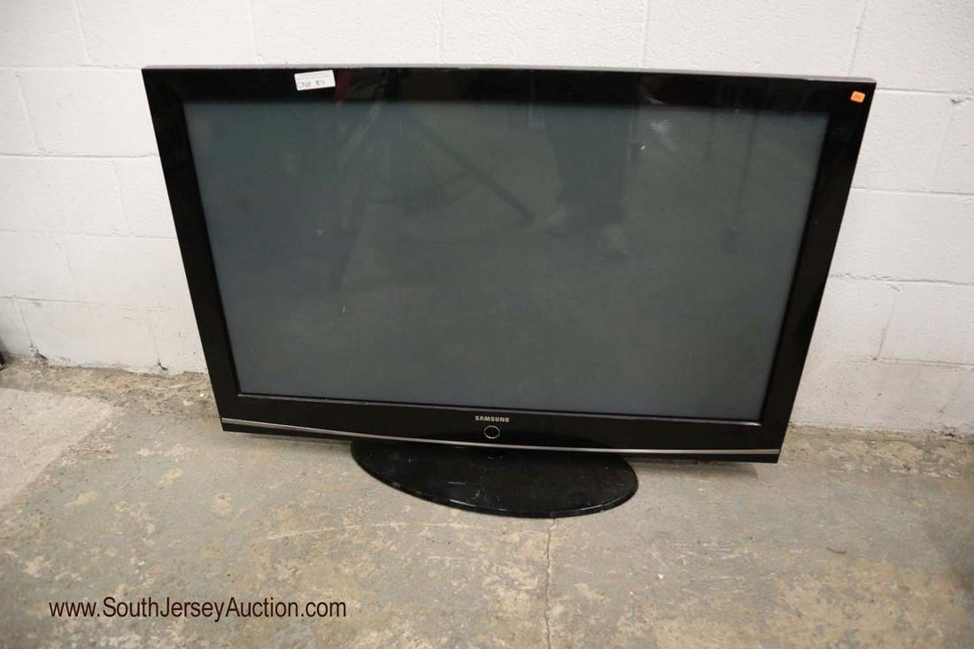 Samsung 50" plasma TV television on stand - No power: Samsung 50" plasma TV television on stand - No power cord 50"