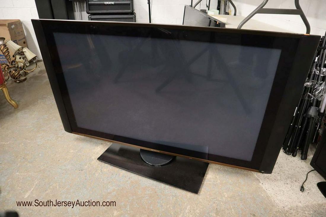 Hitachi 55" plasma television TV on stand- model #: Hitachi 55" plasma television on stand- model # 55HDx99 -serial # V6K003163 55"