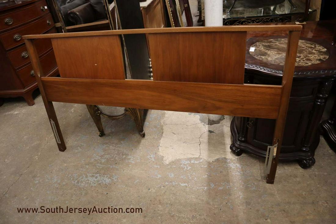 Mid Century Modern Danish Walnut Headboard - Coplan's: Mid century modern Danish walnut full size headboard only sold by Coplan's Fine Furniture, Philadelphia, PA 63"l x 36"h