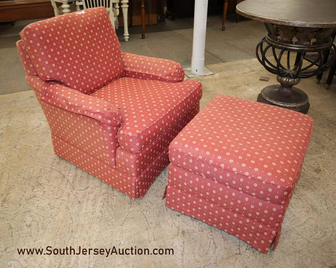 Baker quality 2 piece upholster club chair has arm (1 of 3)