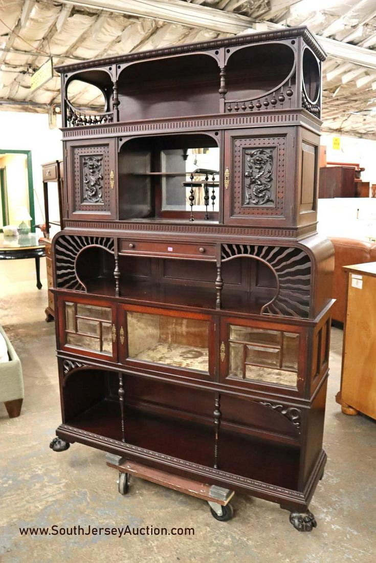 Beautiful antique etagere manner of Hunzinger (1 of 5)